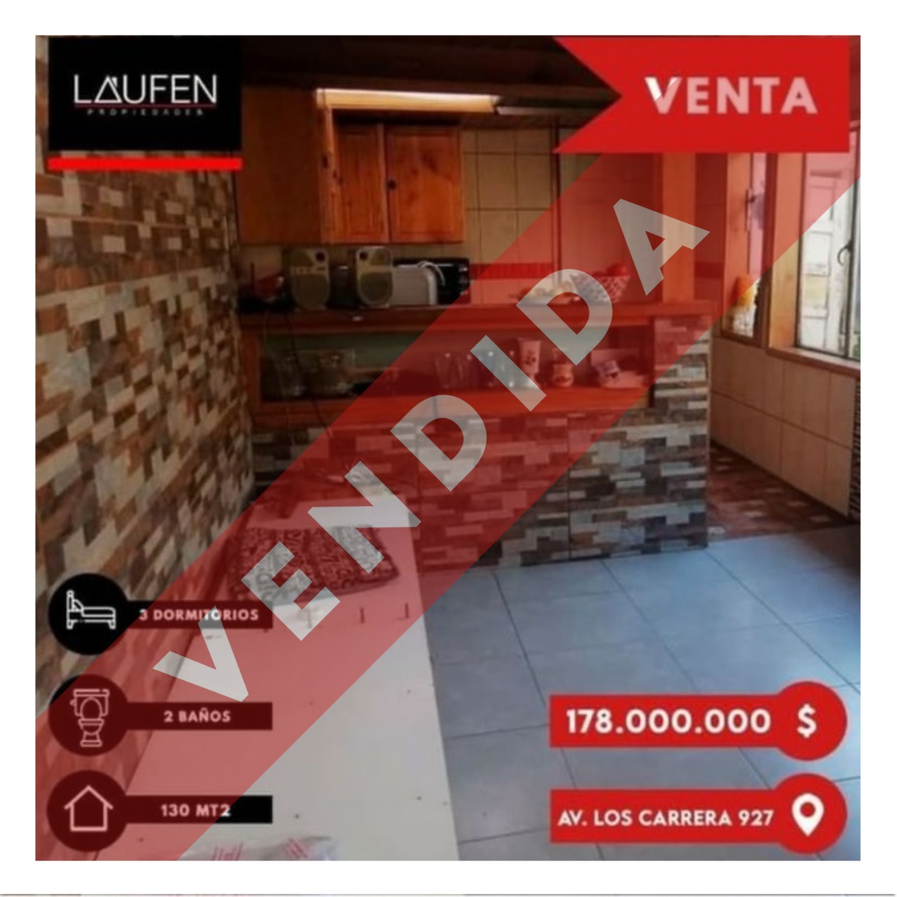 Casa en Avenida Los Carrera