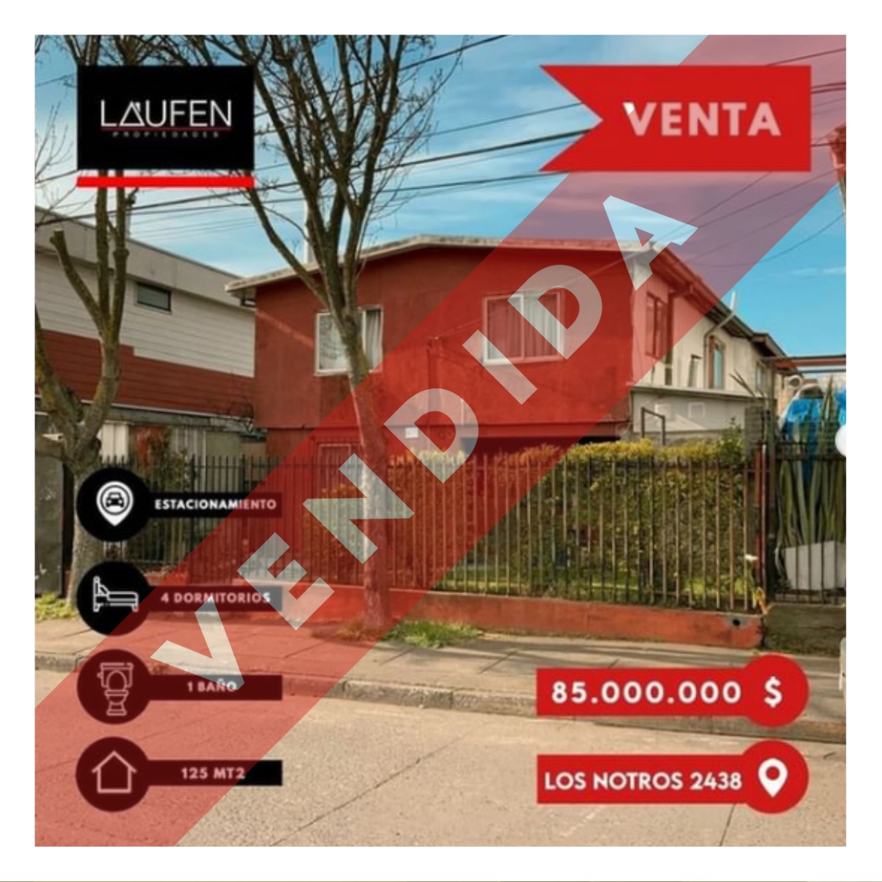 Casa en Laguna Lo Galindo, Concepción