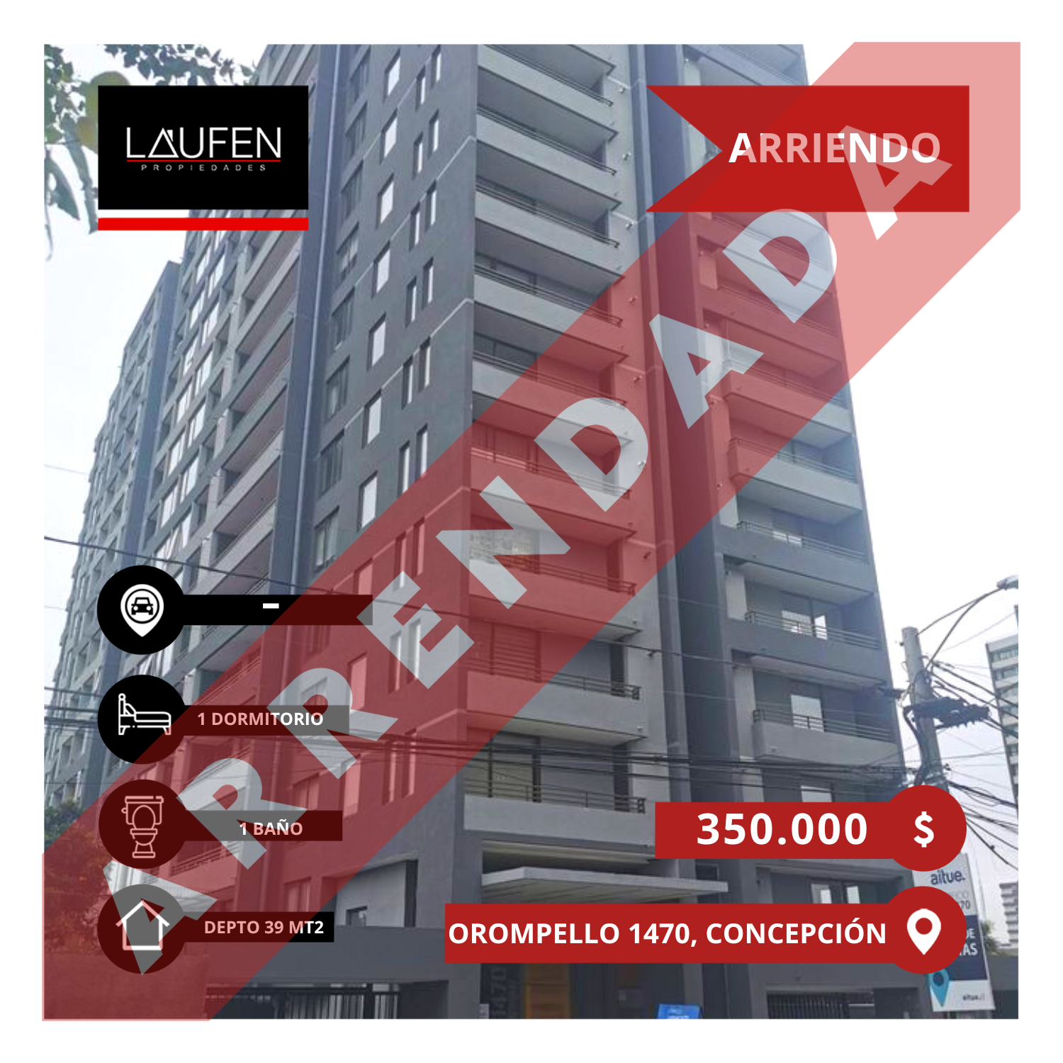 Departamento en calle Orompello