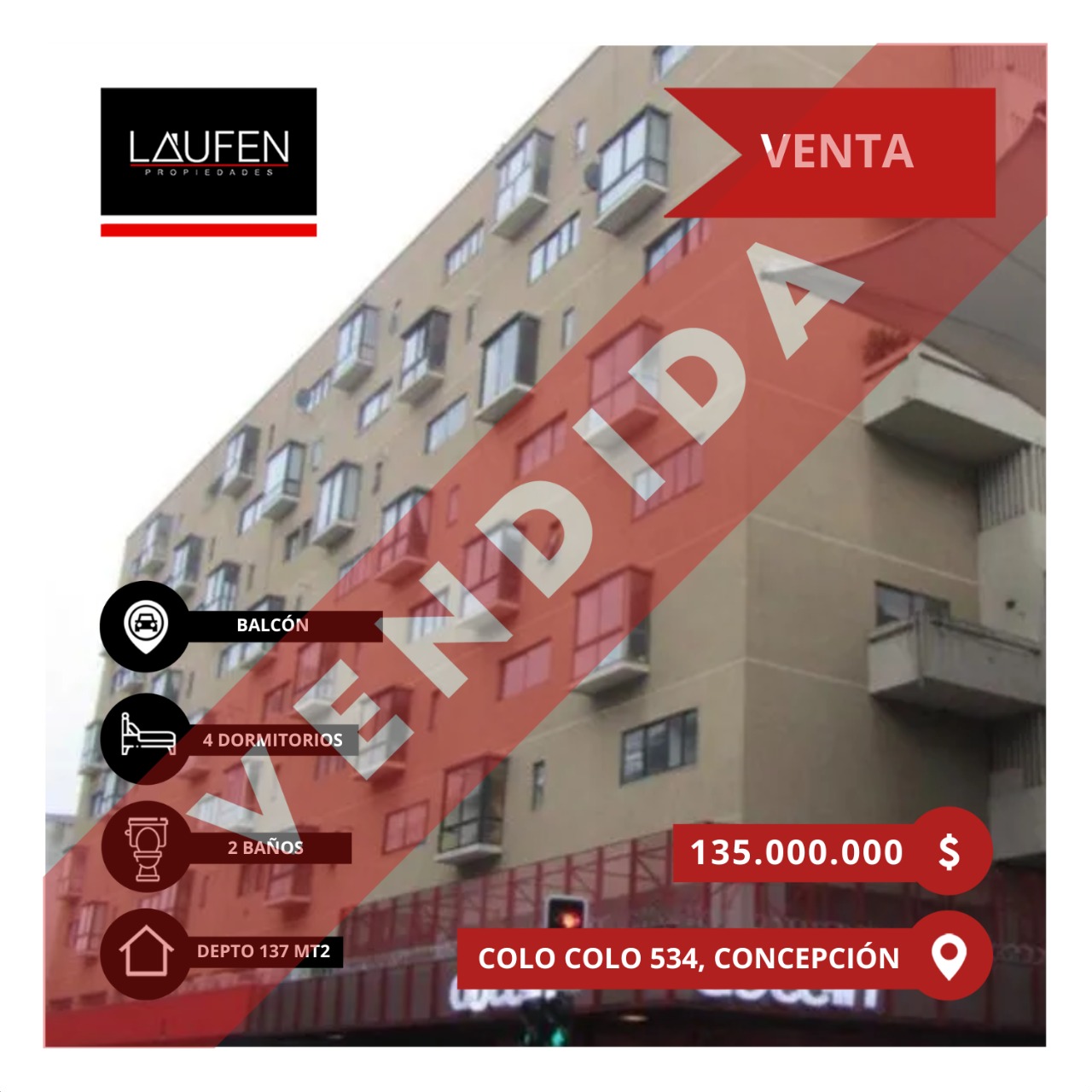 Departamento en Centro de Concepción